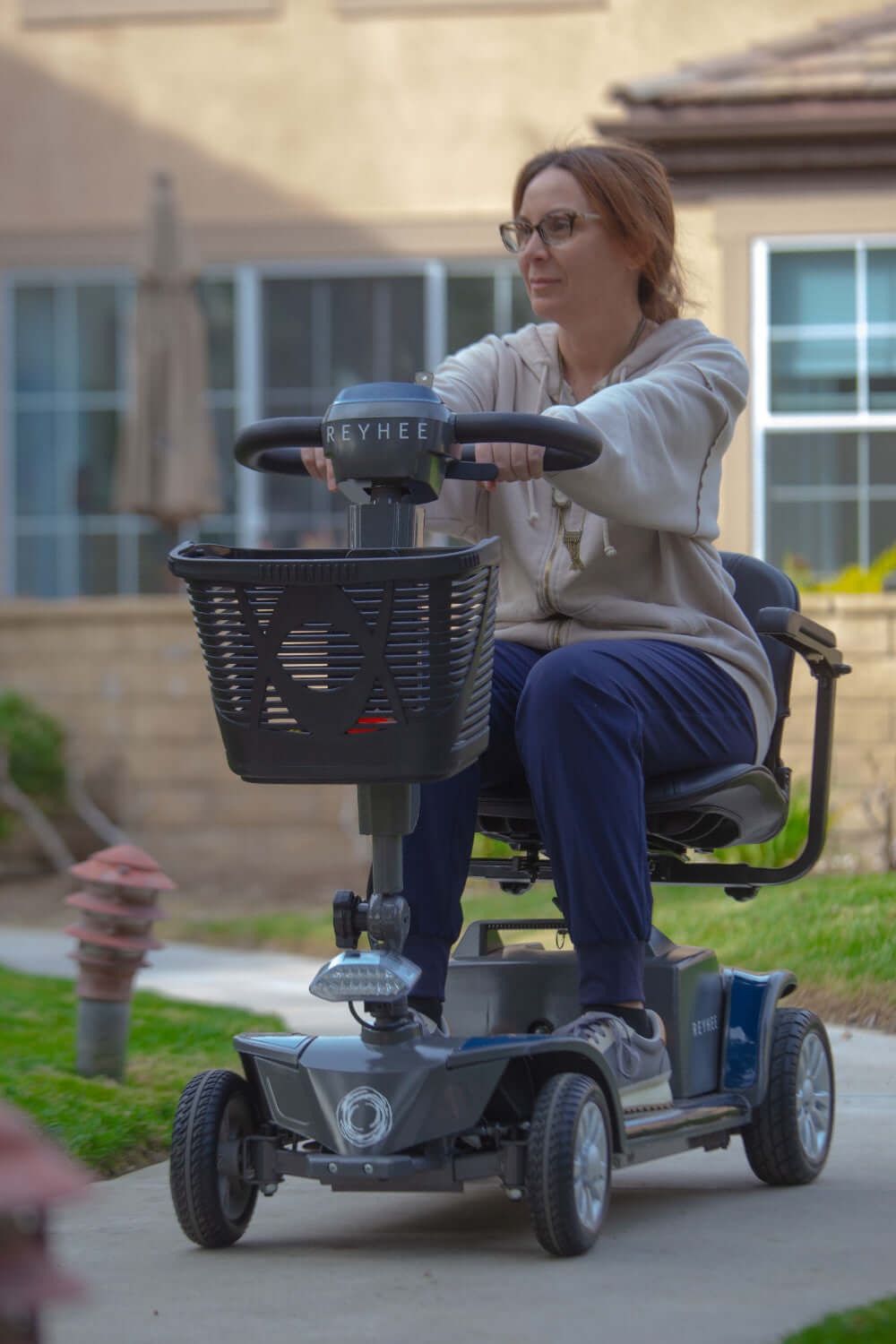 Electric Mobility Scooter Cruiser Blue