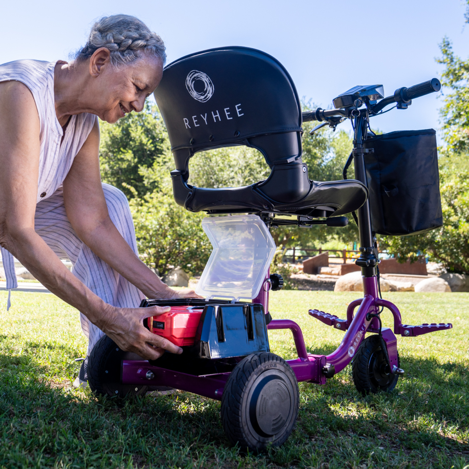 Reyhee Triad (R300) Compact Folding Electric Mobility Scooter